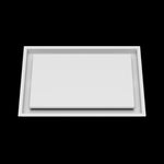 12x18 ceiling vent cover, front view