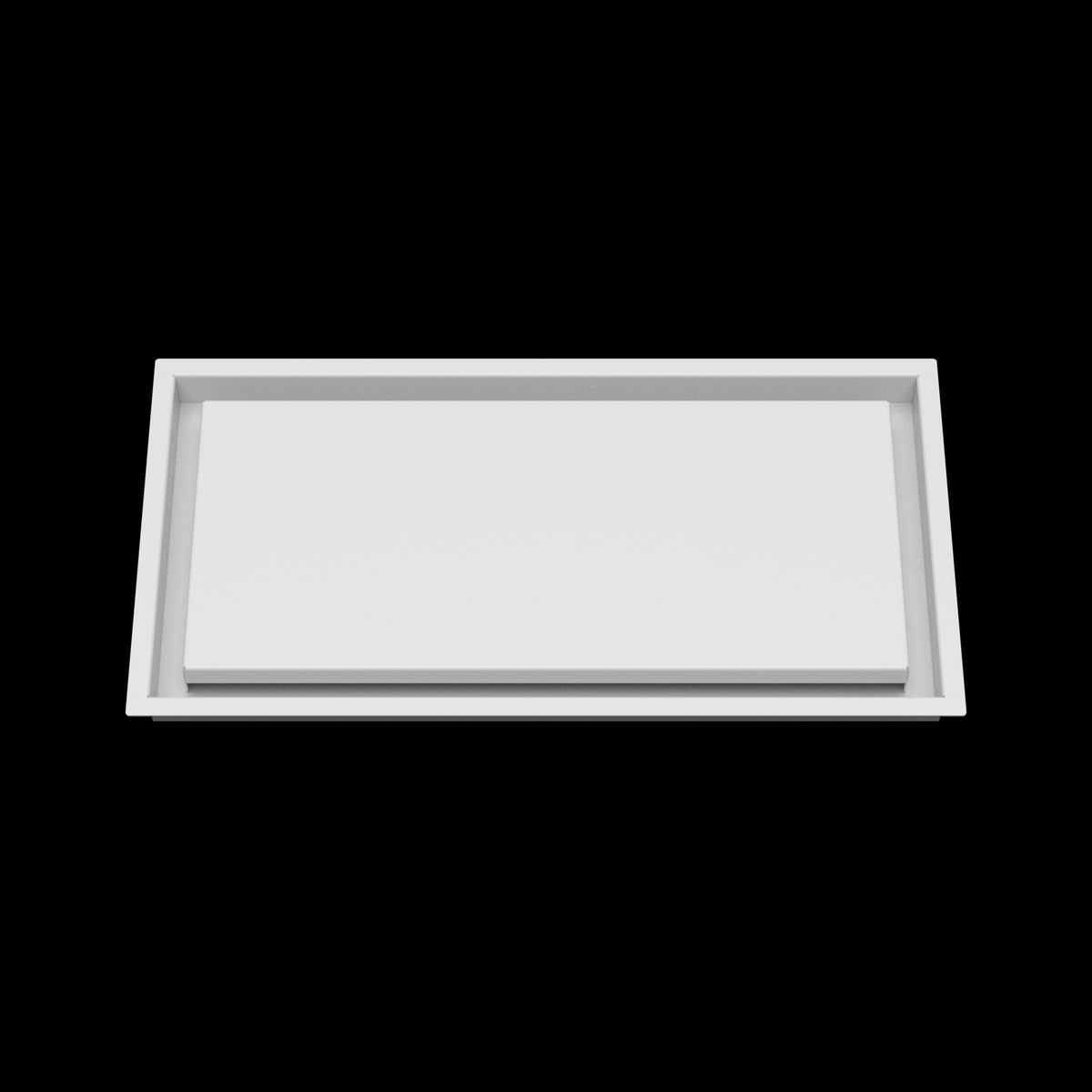 10x20 wall vent cover, front view