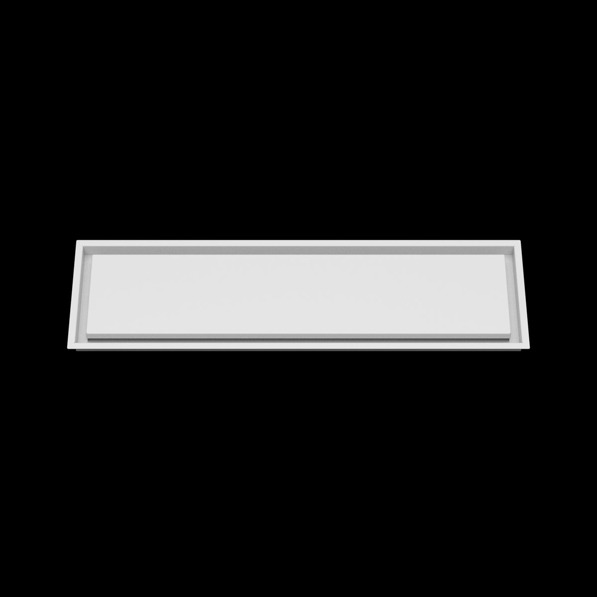 9x34 wall vent cover, front view