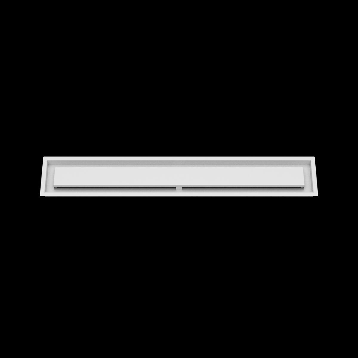 5x34 ceiling vent cover, front view