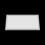 18x34 wall vent cover, front view