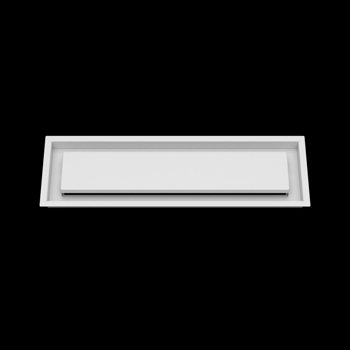 6x21 ceiling vent cover, front view