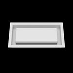 5x10 wall vent cover, front view