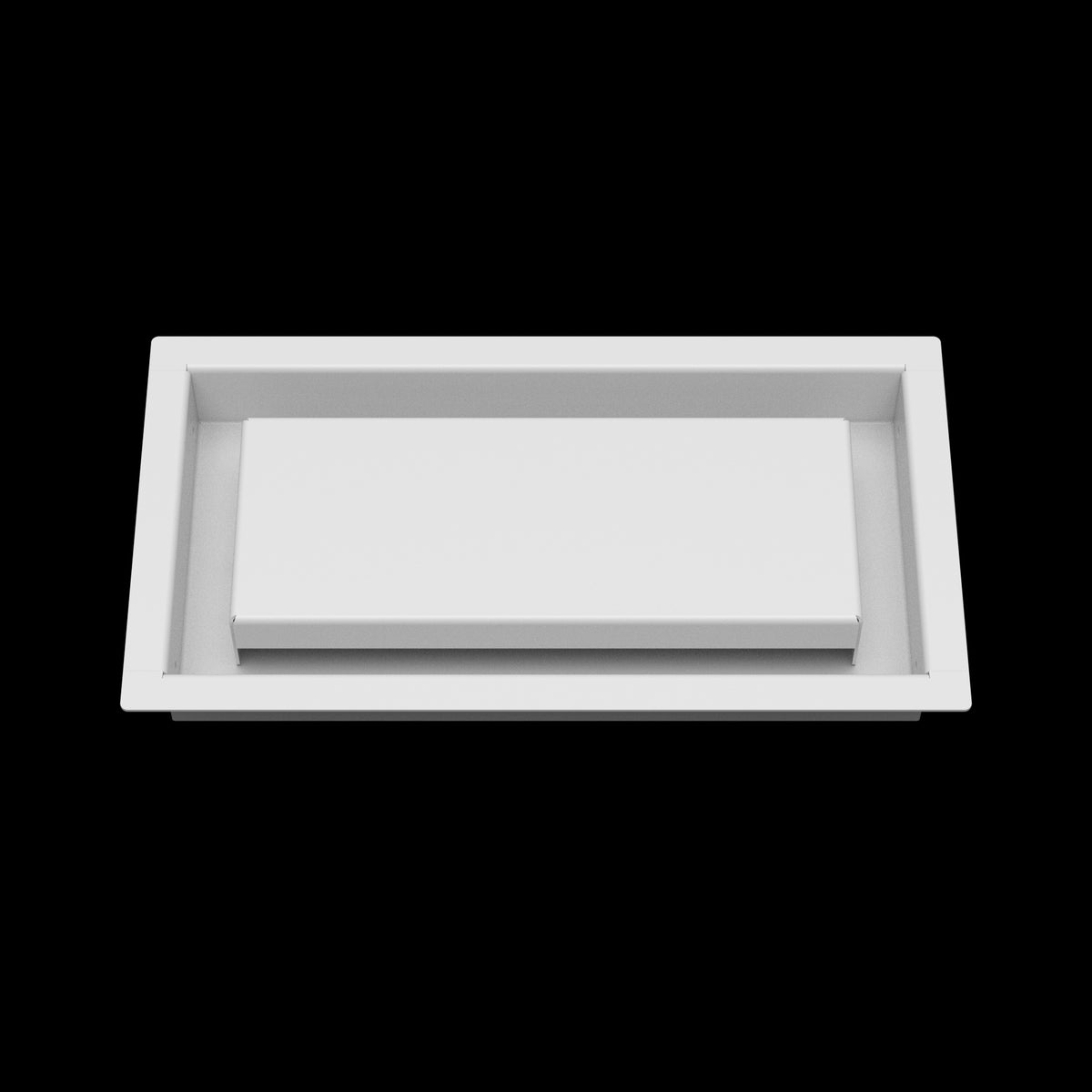 5x10 wall vent cover, front view