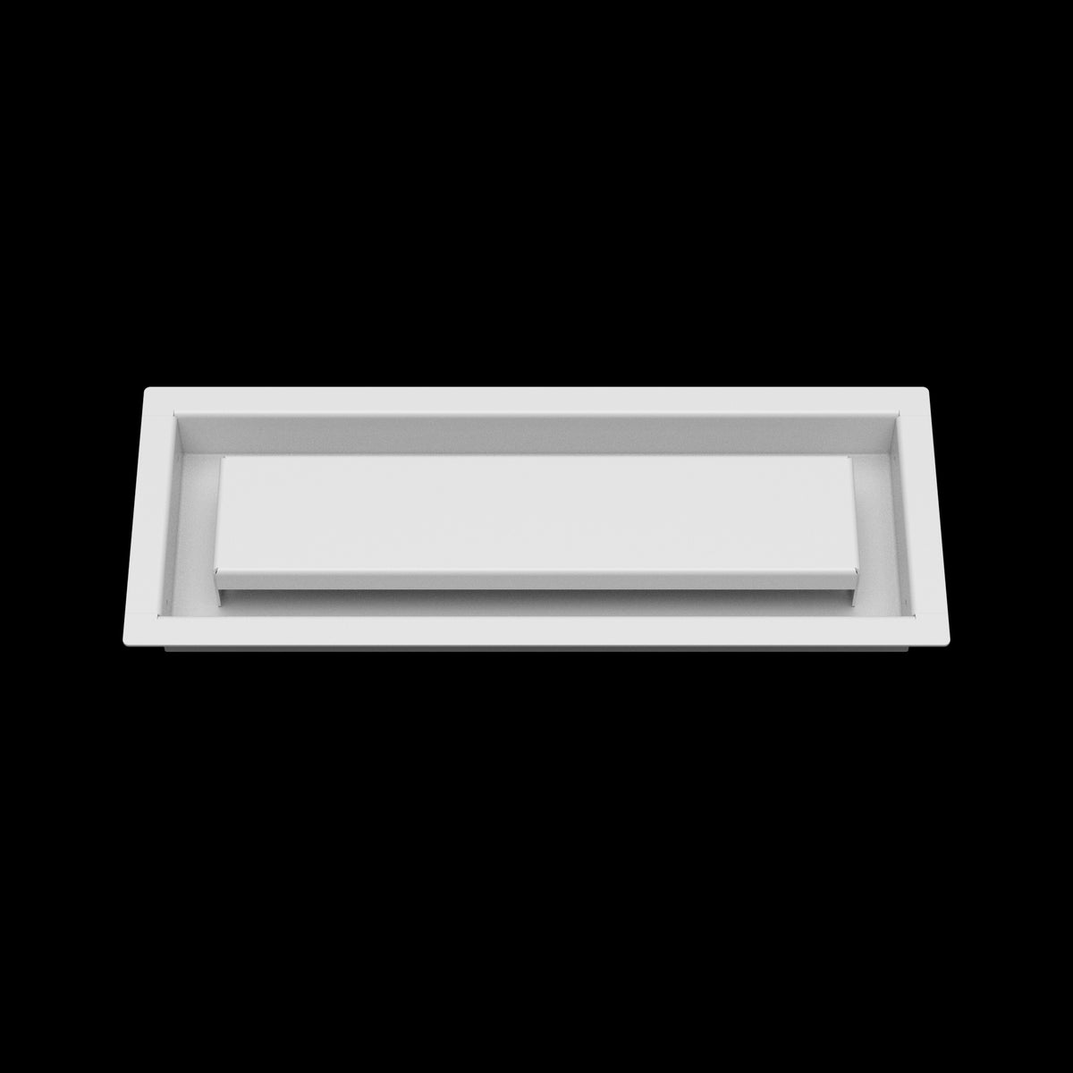 4x12 ceiling vent cover, front view