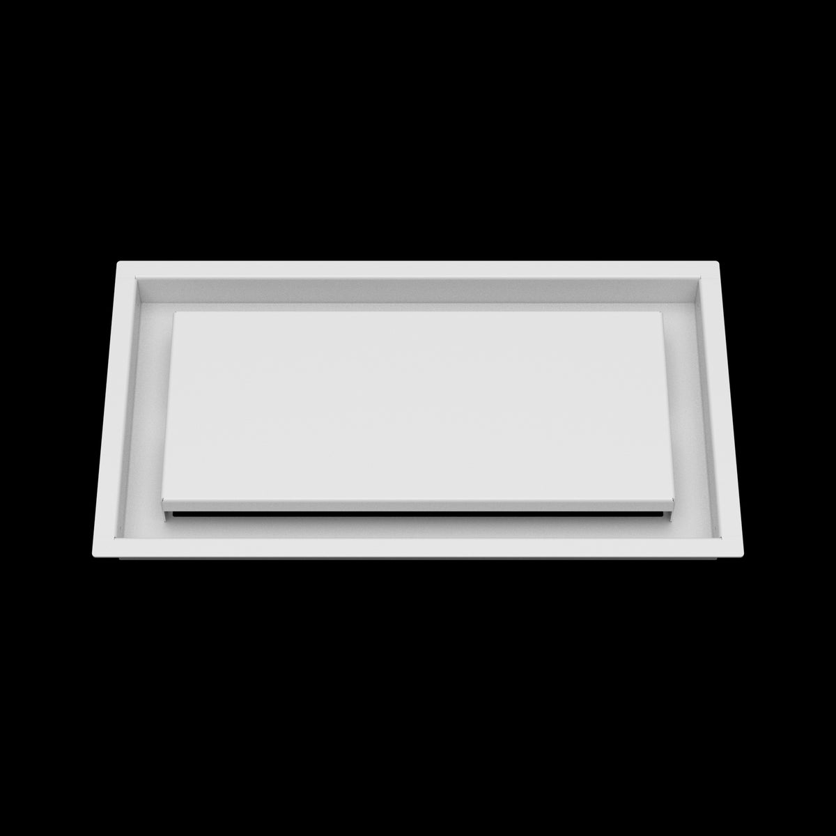8x15 ceiling vent cover, front view