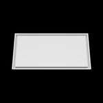 18x33 wall vent cover, front view