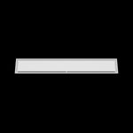 10x63 ceiling vent cover, front view
