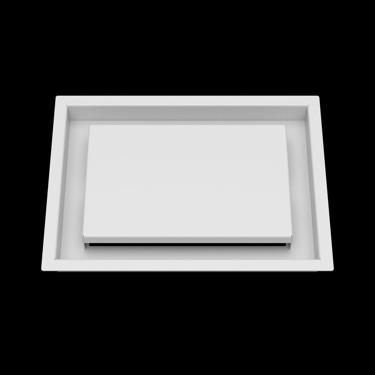 8x11 ceiling vent cover, front view
