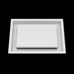 8x11 ceiling vent cover, front view