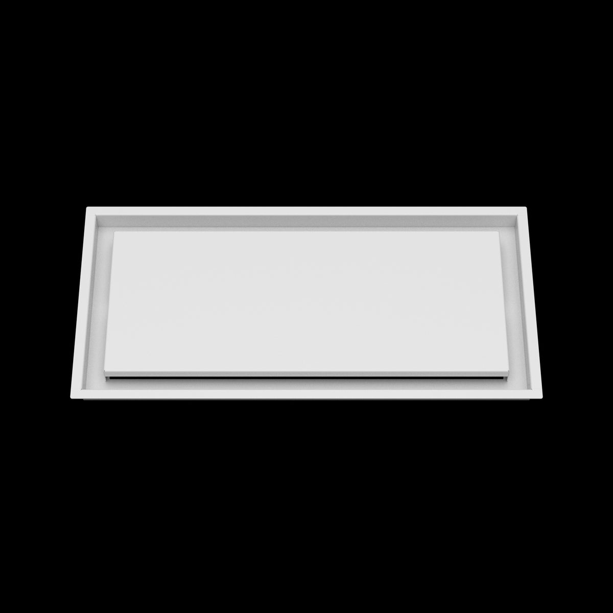 11x23 ceiling vent cover, front view