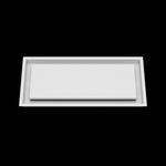 9x20 ceiling vent cover, front view