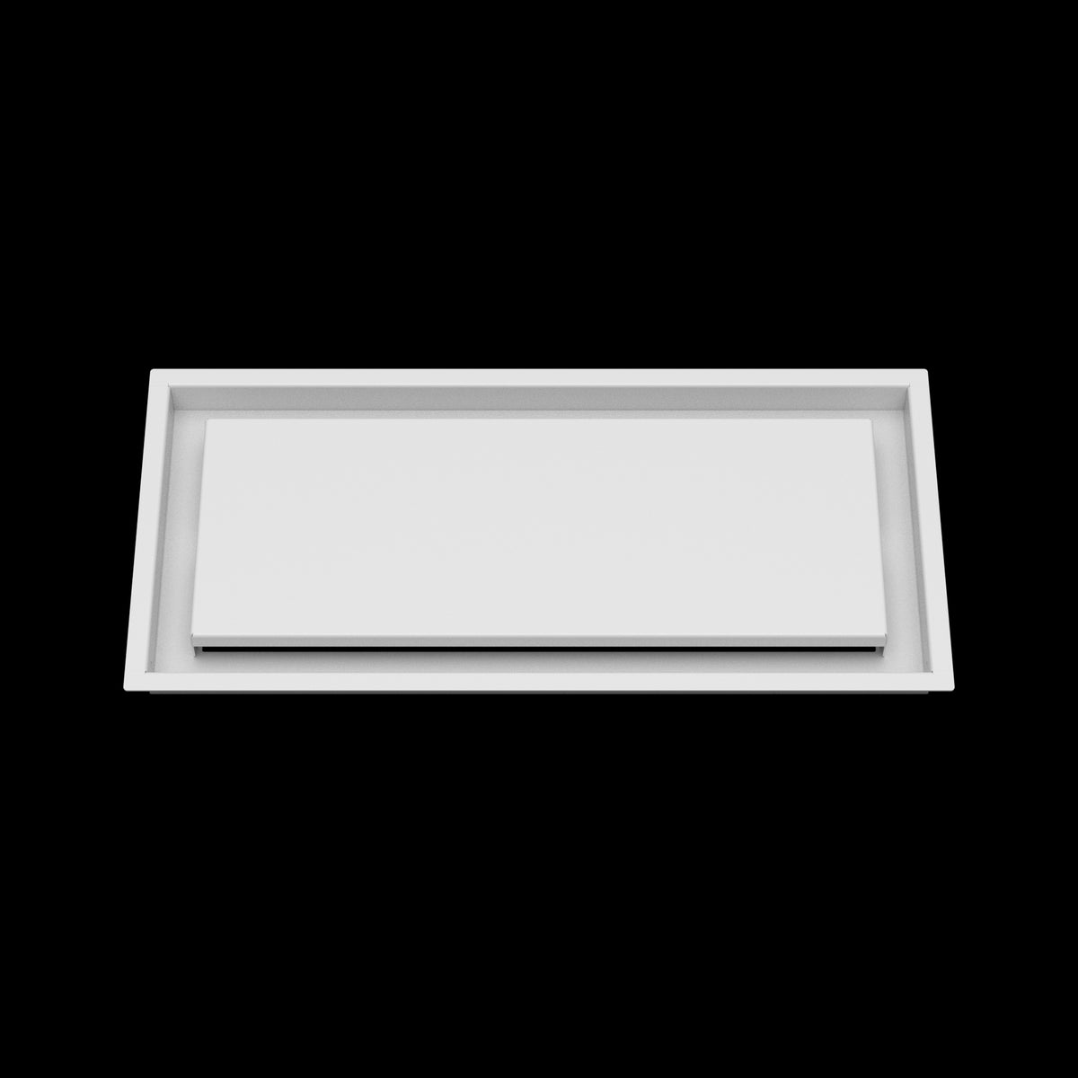 9x20 ceiling vent cover, front view