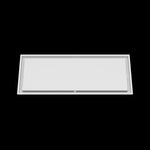 15x37 ceiling vent cover, front view