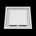 9x9 ceiling vent cover, front view