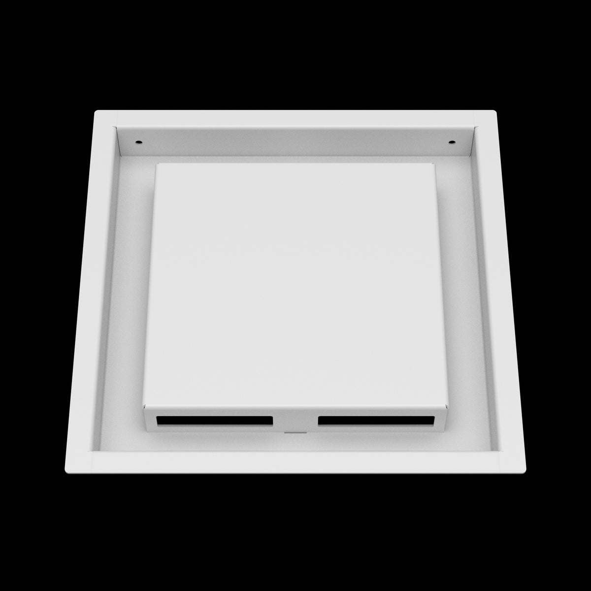 9x9 ceiling vent cover, front view