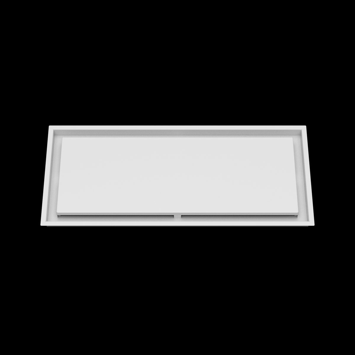 12x28 ceiling vent cover, front view