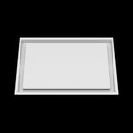 14x21 ceiling vent cover, front view
