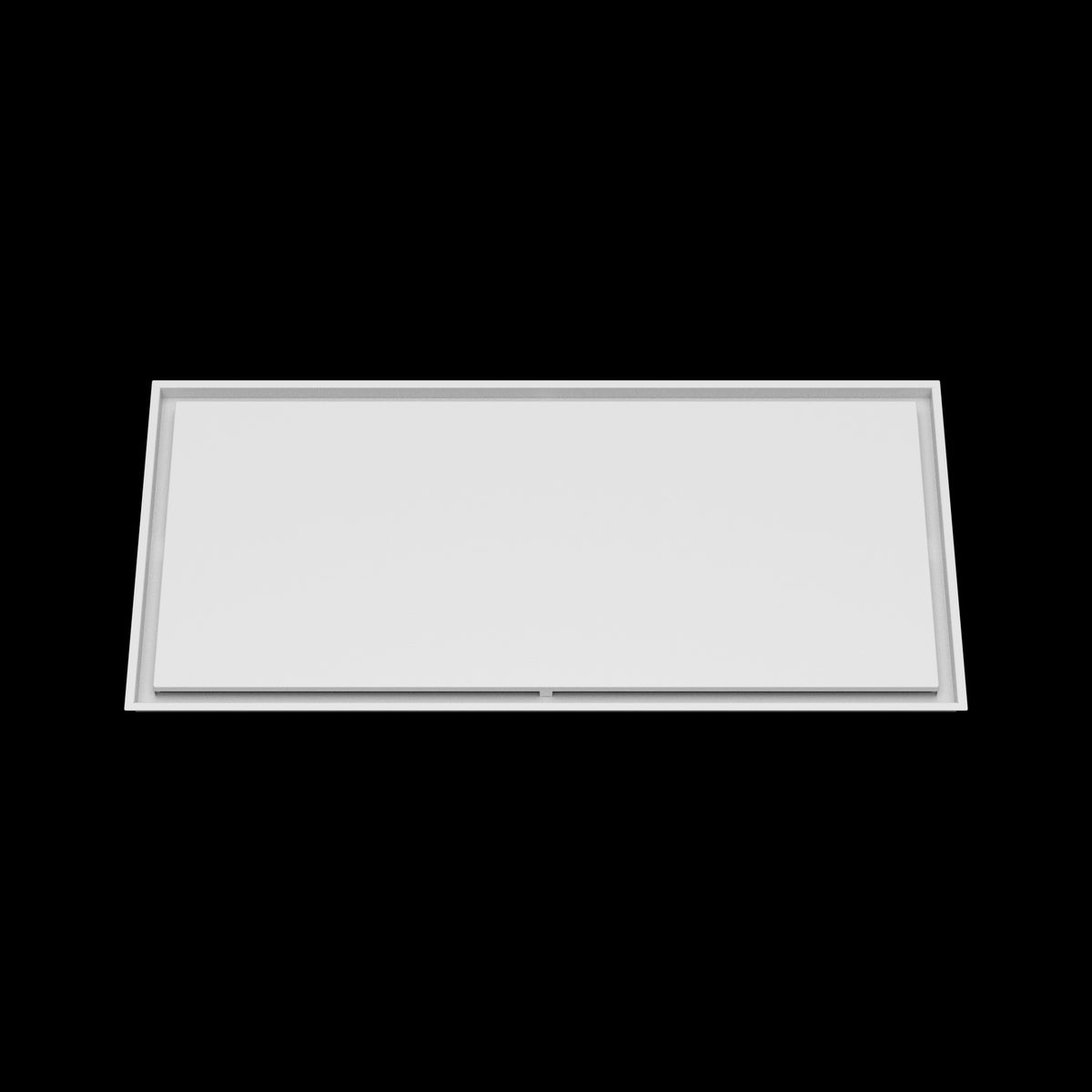 23x49 ceiling vent cover, front view