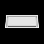 7x16 wall vent cover, front view