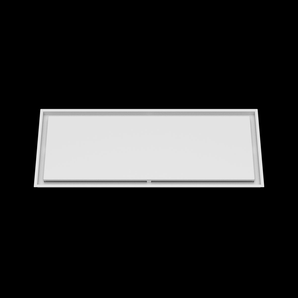 16x40 ceiling vent cover, front view