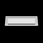 6x19 ceiling vent cover, front view