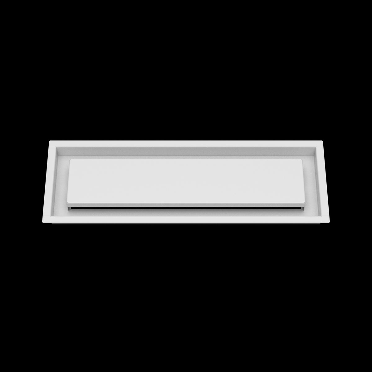 6x19 ceiling vent cover, front view