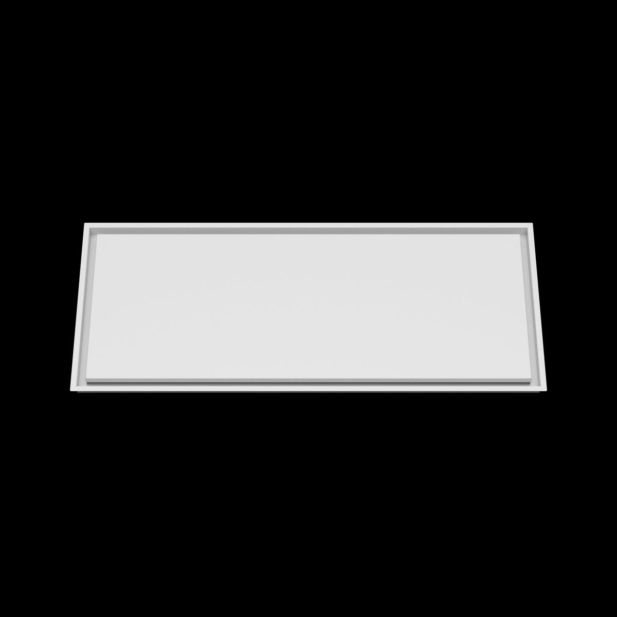 18x43 wall vent cover, front view