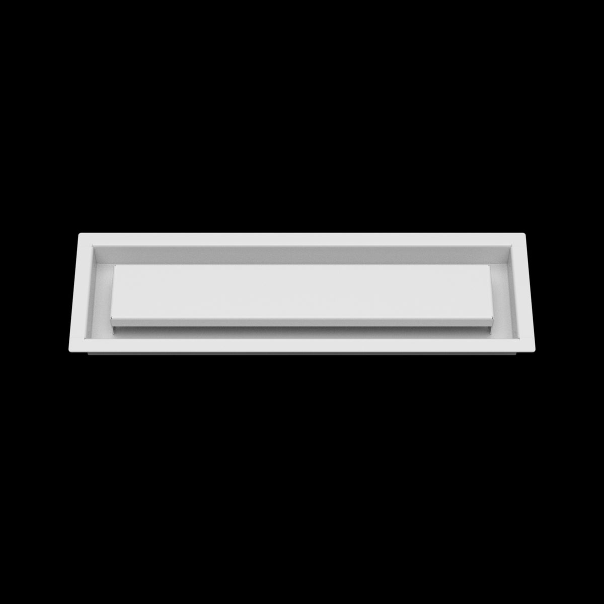 4x15 ceiling vent cover, front view