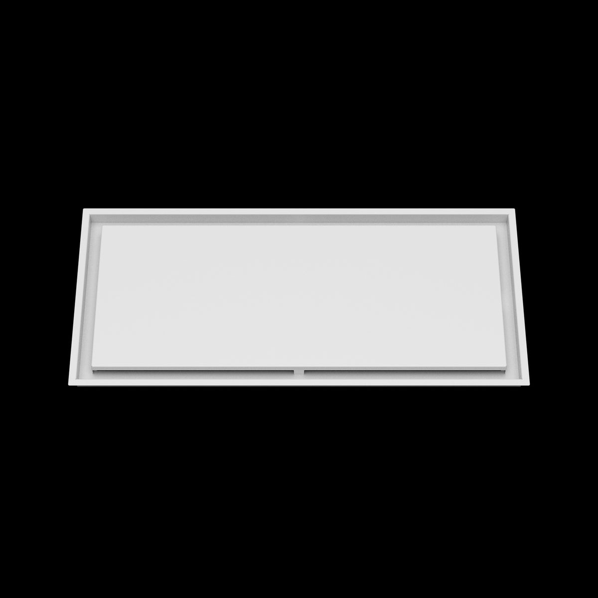 15x33 ceiling vent cover, front view
