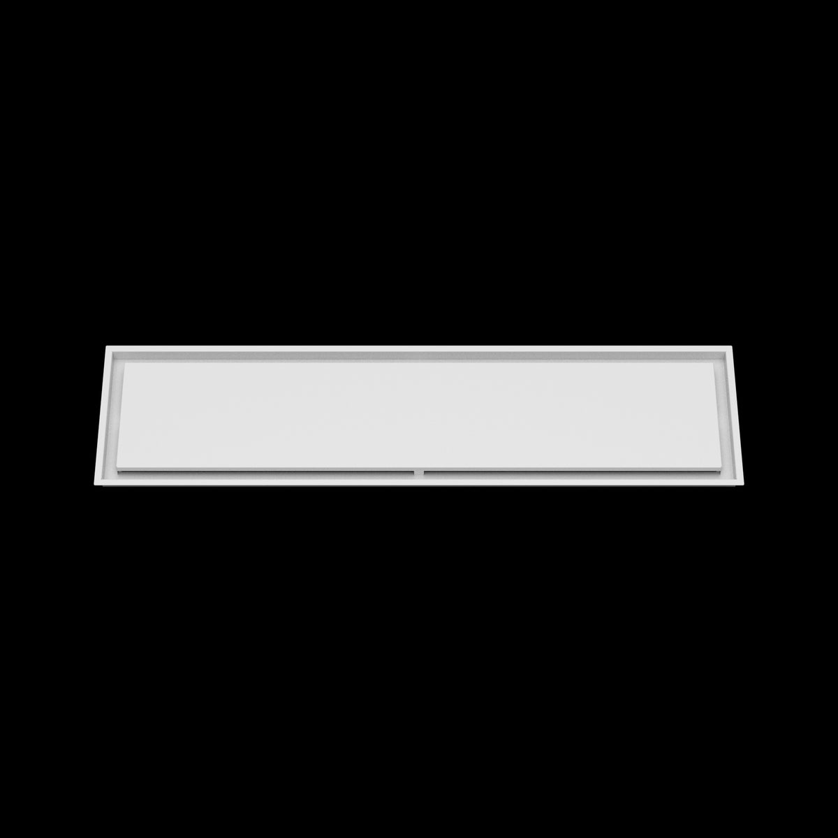 12x49 ceiling vent cover, front view