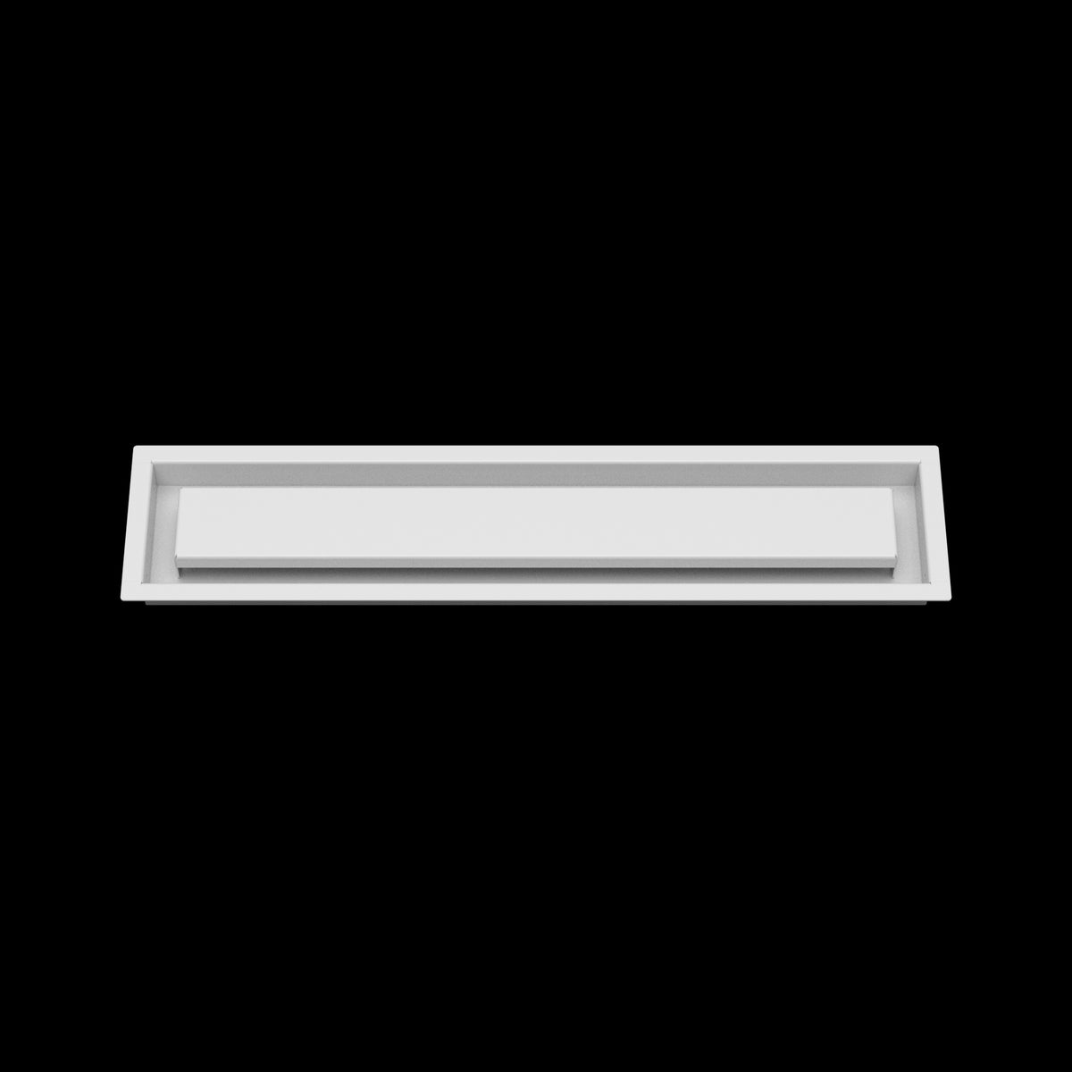 4x21 ceiling vent cover, front view