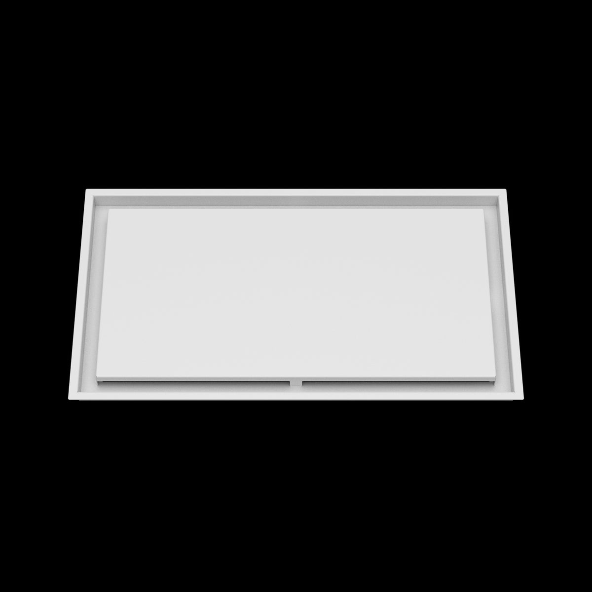 15x27 ceiling vent cover, front view