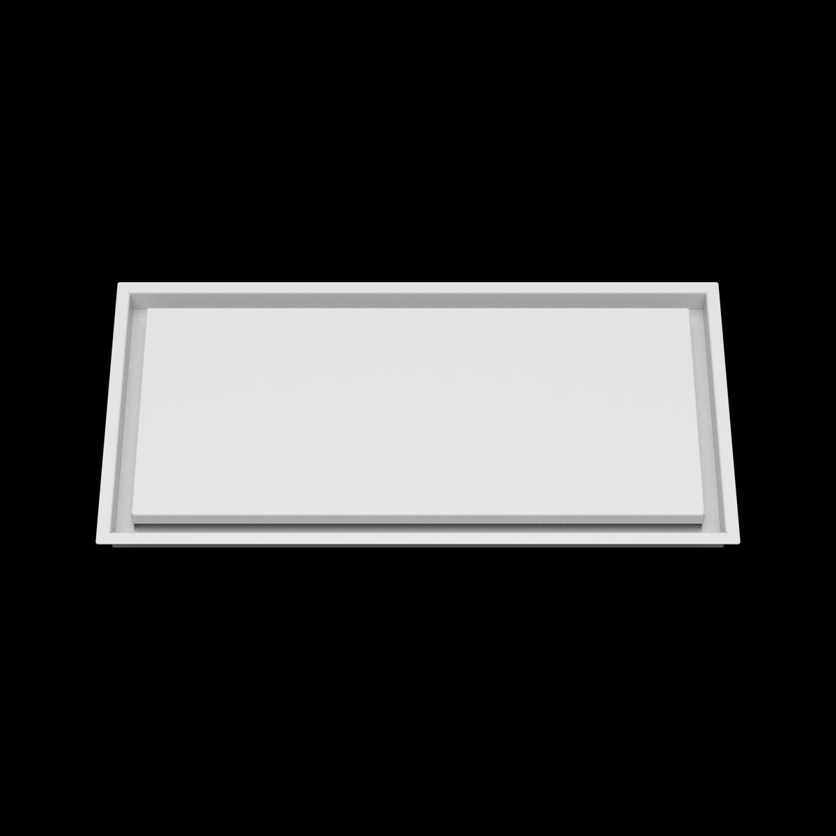 12x25 wall vent cover, front view