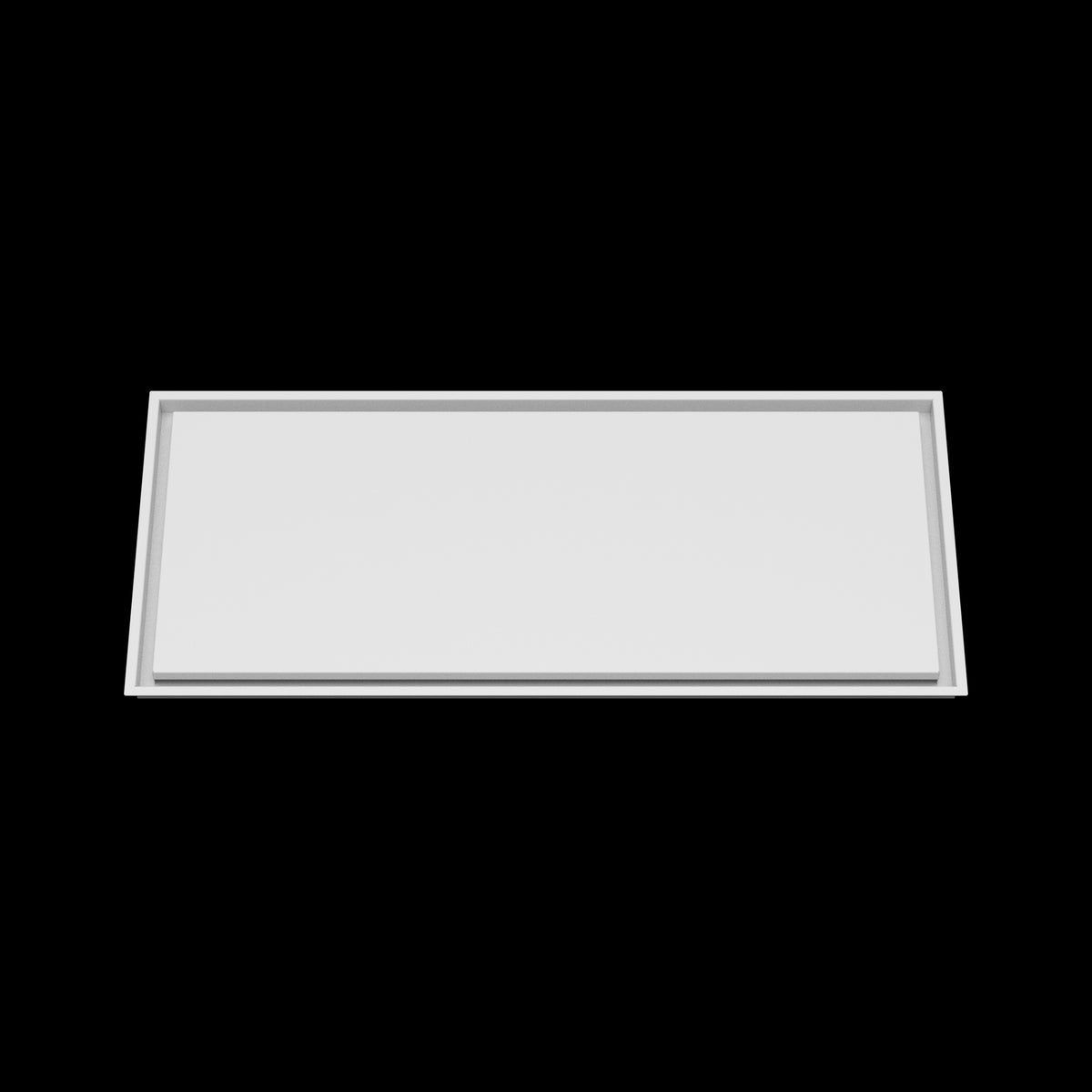 18x42 wall vent cover, front view