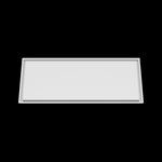 18x42 wall vent cover, front view