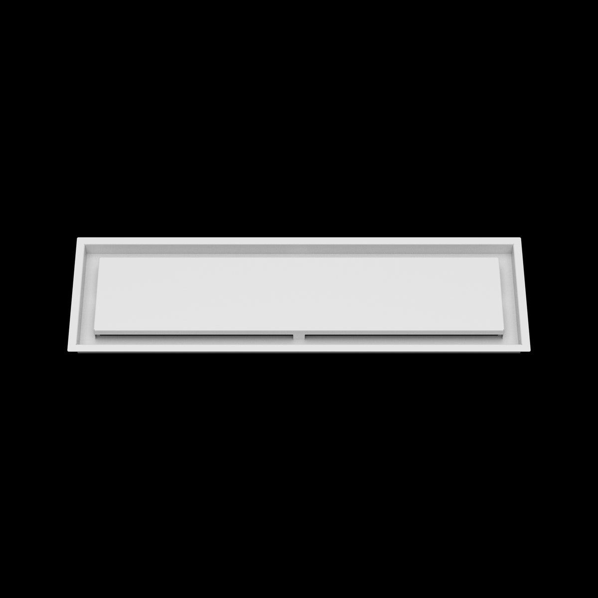 8x29 ceiling vent cover, front view