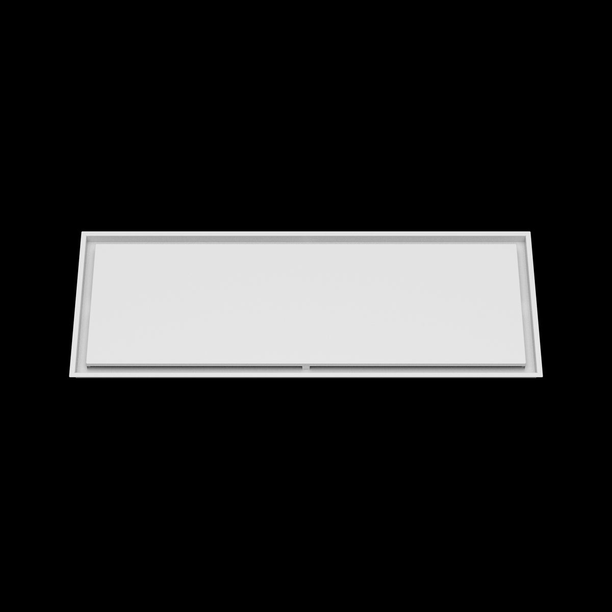 17x47 ceiling vent cover, front view