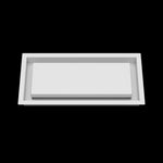 6x13 wall vent cover, front view