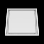 13x13 wall vent cover, front view