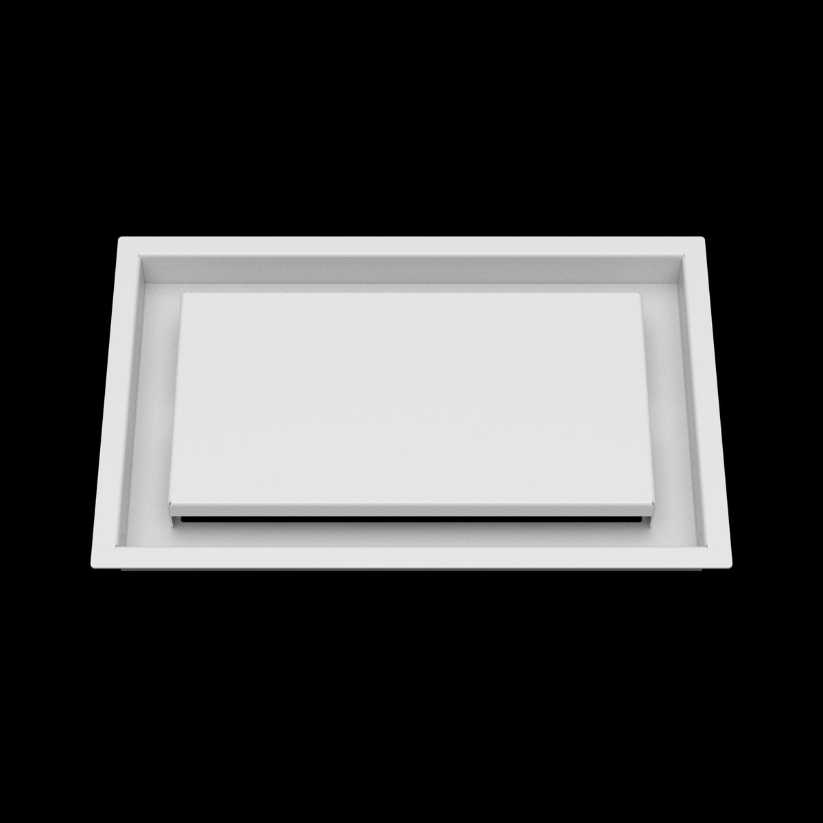 8x13 ceiling vent cover, front view