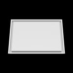 17x23 wall vent cover, front view