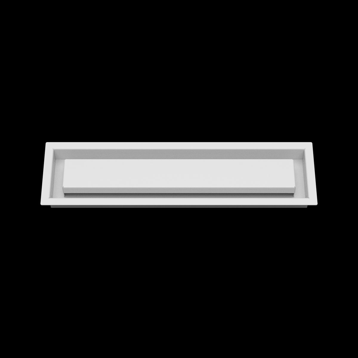 4x17 wall vent cover, front view