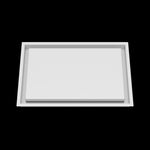 12x18 wall vent cover, front view