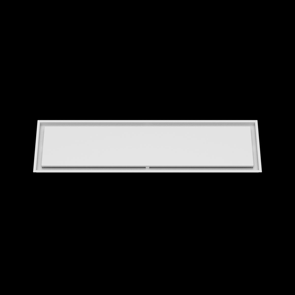 12x46 ceiling vent cover, front view