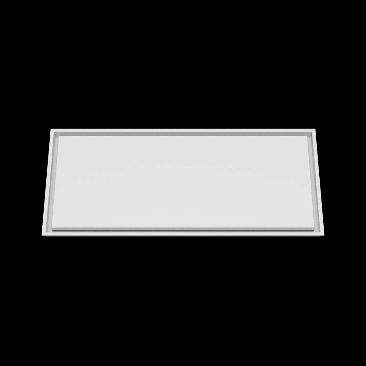 18x40 wall vent cover, front view
