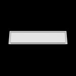 10x40 wall vent cover, front view