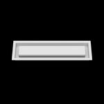 4x16 ceiling vent cover, front view
