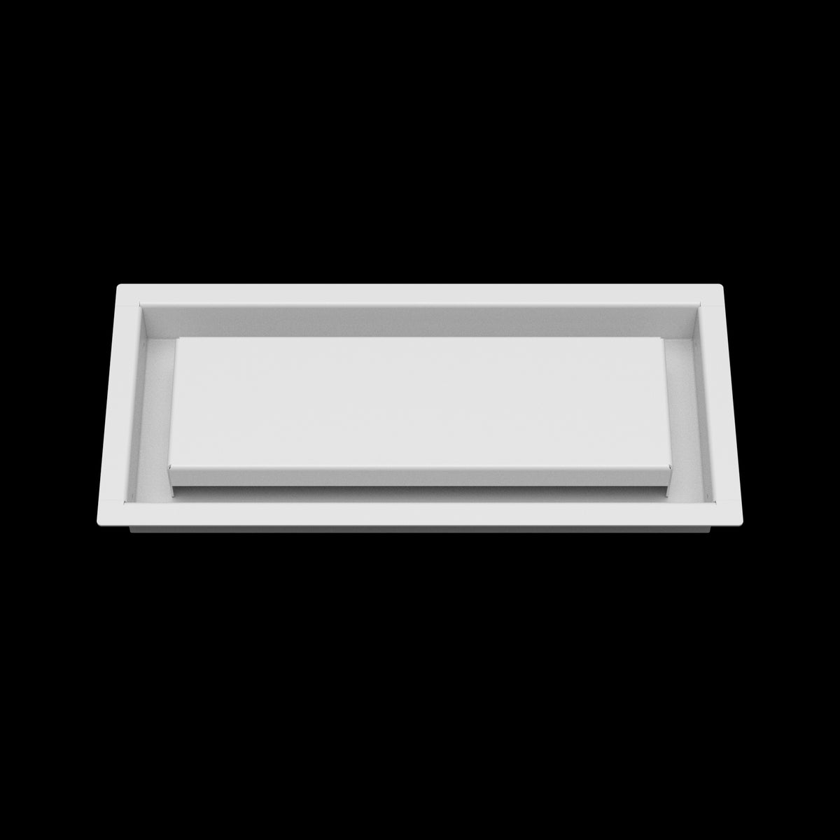 5x12 wall vent cover, front view