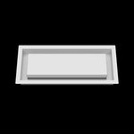 5x12 wall vent cover, front view